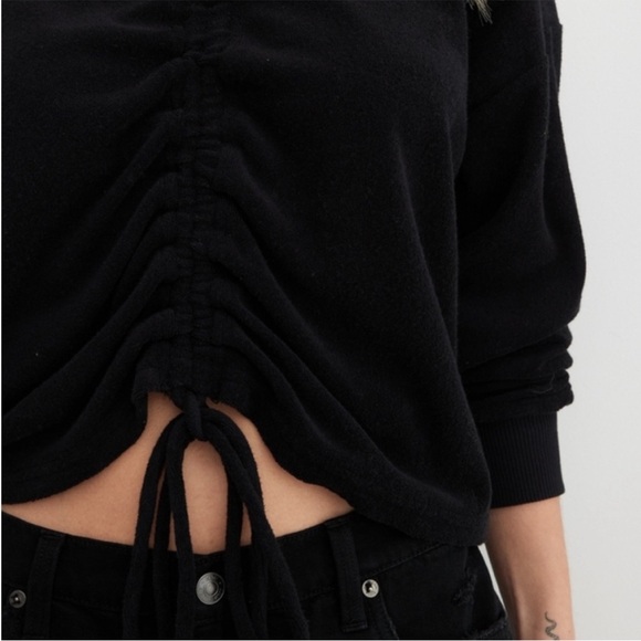 aerie Terry Cloth Cinched Sweater - Picture 3 of 6